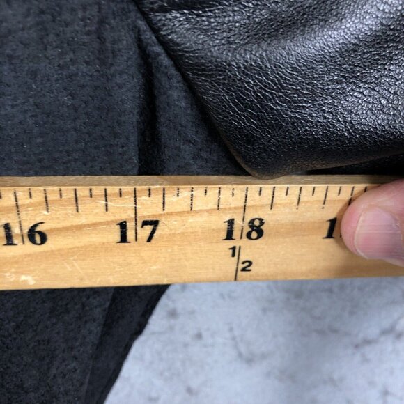 Cripple Creek Leather Jackt Womens Small Black Western Concho Braided Ranch - Picture 5 of 16